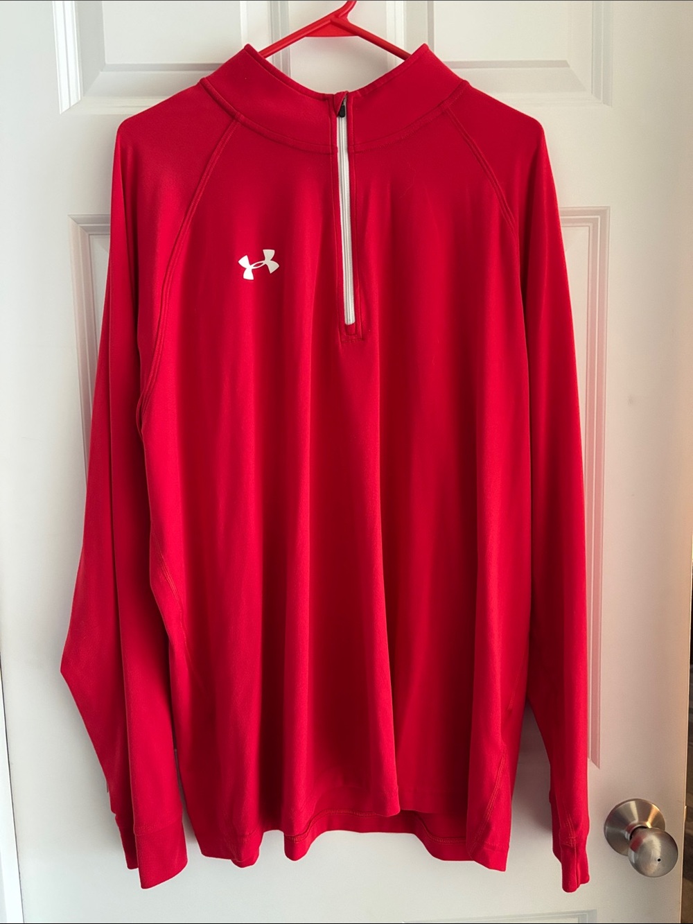 Under Armour Men's Bright Red Quarter-Zip